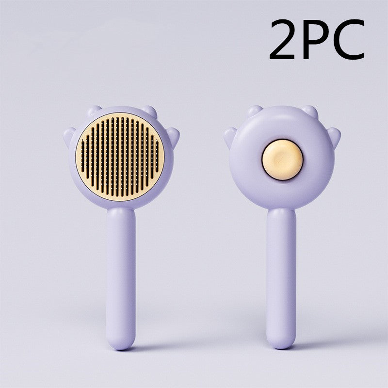 Pet Grooming Comb with Massage and Hair Removal Function