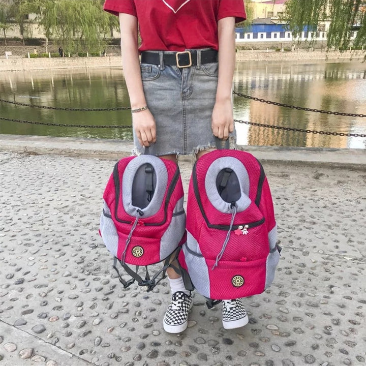 Portable Outdoor Pet Carrier Backpack For Comfortable Travel Use