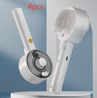 Self Cleaning Steam Pet Grooming Brush For Hair Removal