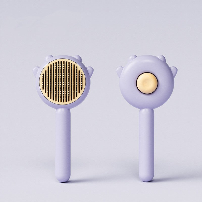 Pet Grooming Comb with Massage and Hair Removal Function