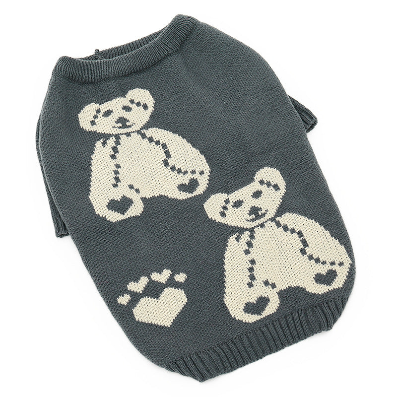 Warm Thick Pet Sweater For Large Pets Winter Wear