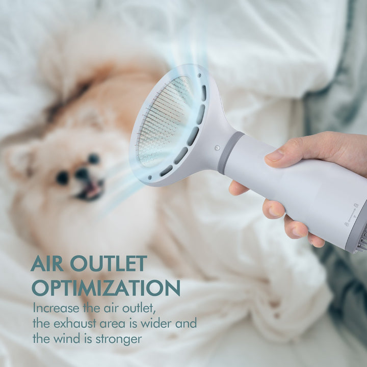 Pet Grooming Hair Dryer with Slicker Brush for Pets