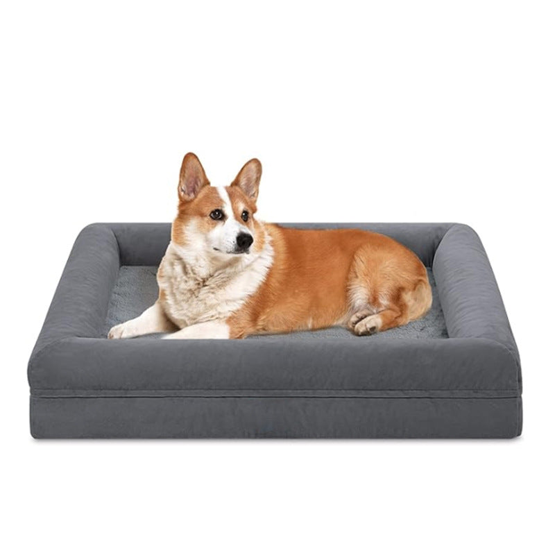 Large Thick Cushion Pet Bed For Comfortable Resting