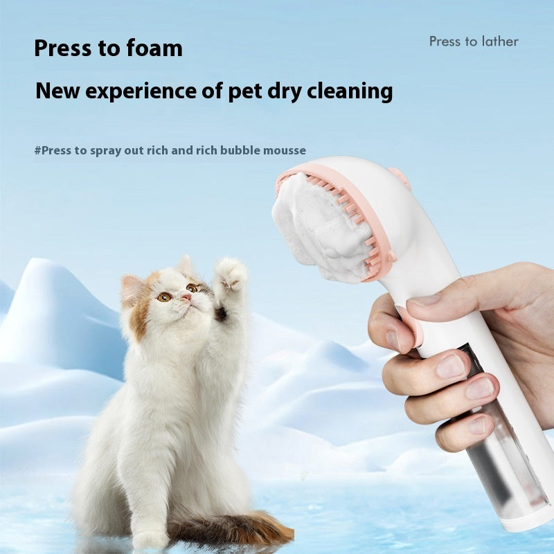 3 In 1 Steam Pet Grooming Brush With Adjustable Comb And Hair Removal
