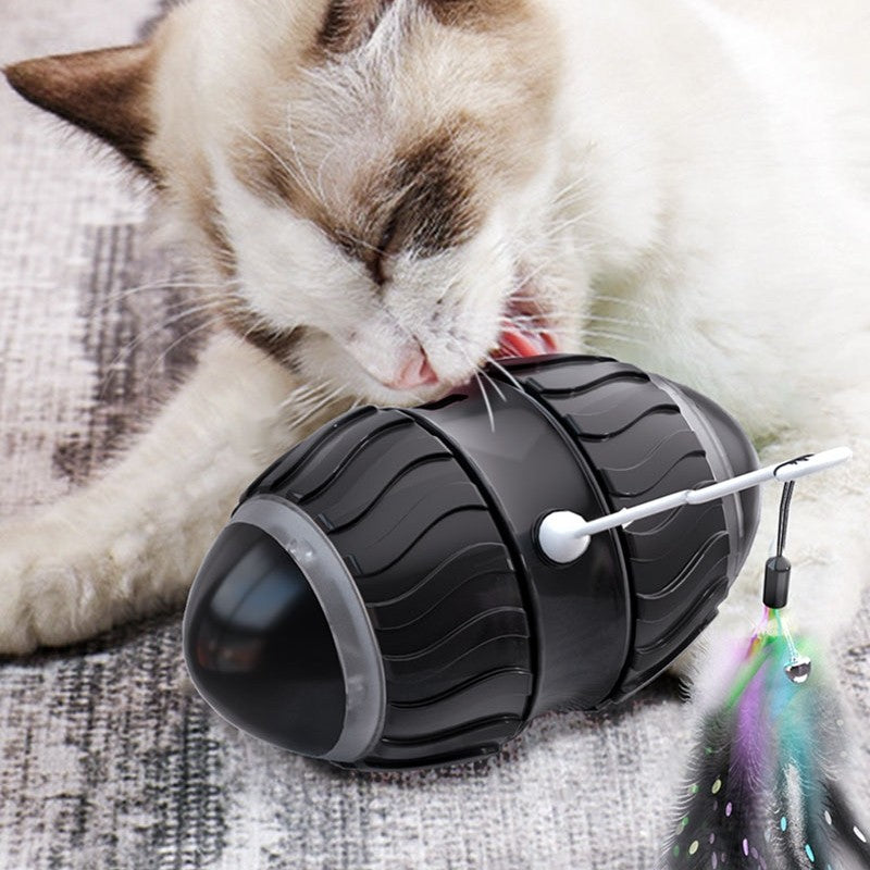 Electric Intelligent Pet Teaser Toy For Interactive Play