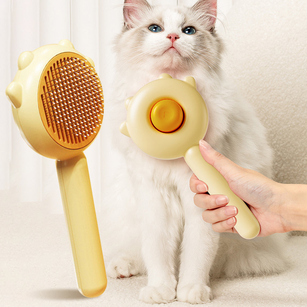 Pet Grooming Comb with Massage and Hair Removal Function
