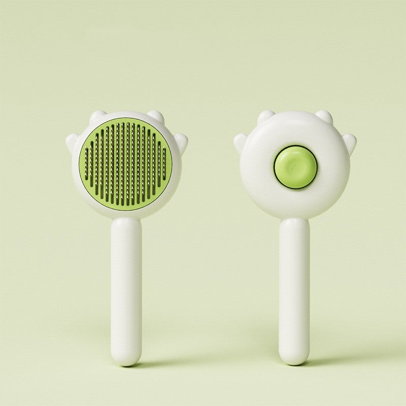 Pet Grooming Comb with Massage and Hair Removal Function