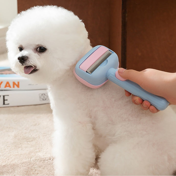 Pet Grooming Deshedding Brush and Dematting Comb for Hair Removal