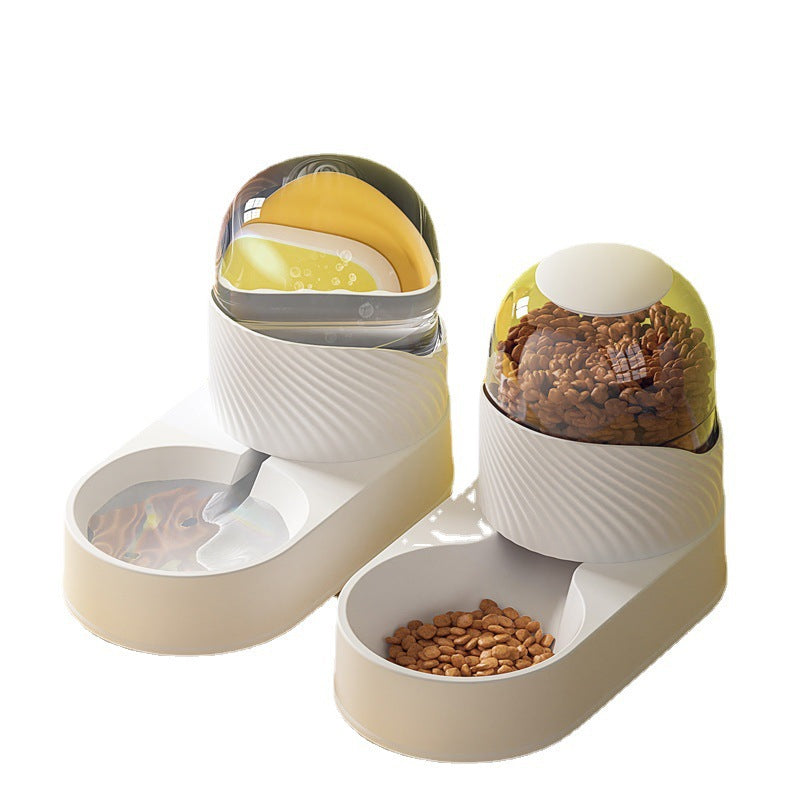 Pet Drinking Fountain Bowl With Slow Feeding Design