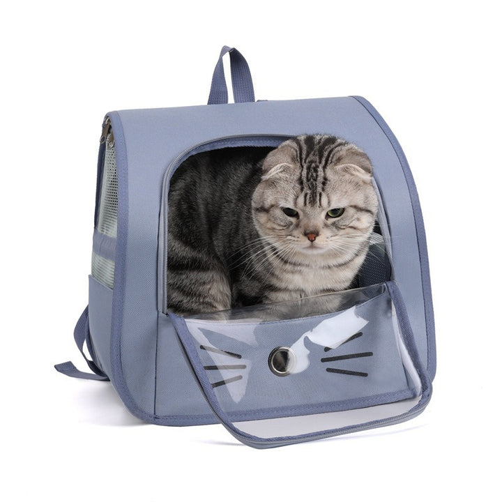 Breathable Pet Carrier Backpack For Outdoor Travel And Transport