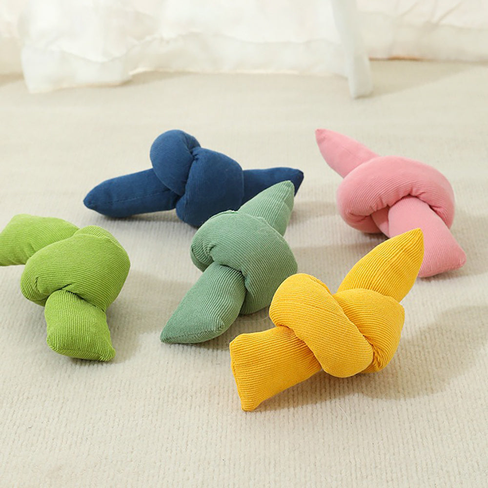Natural Cotton Knot Rope Pet Toy For Chewing And Tugging