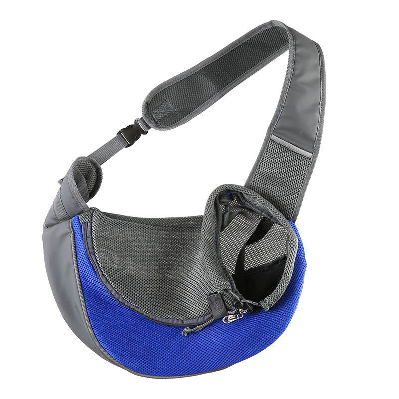 Outdoor Travel Mesh Pet Carrier Shoulder Sling Bag Tote