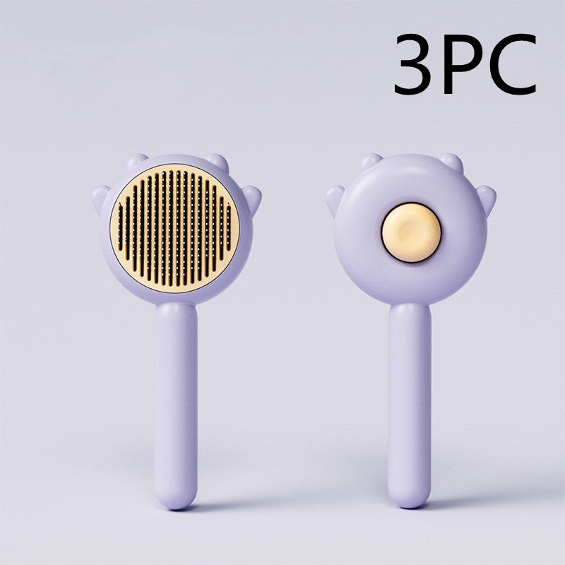 Pet Grooming Comb with Massage and Hair Removal Function