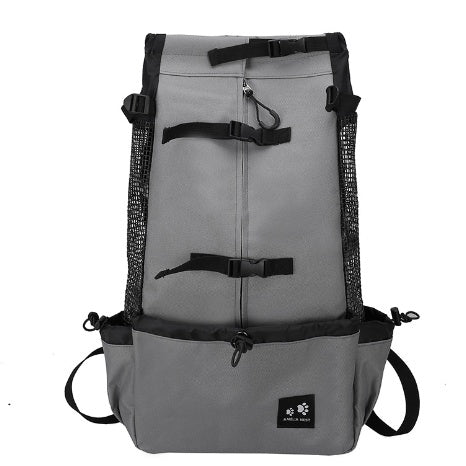 Double Shoulder Pet Carrier Backpack For Outdoor Travel Use