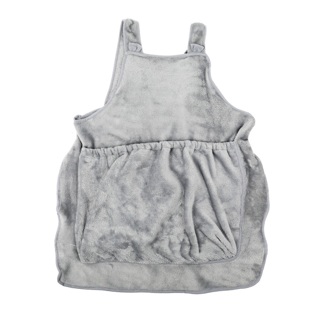 Plush Pet Carrier Apron With Chest Pocket For Outdoor Travel