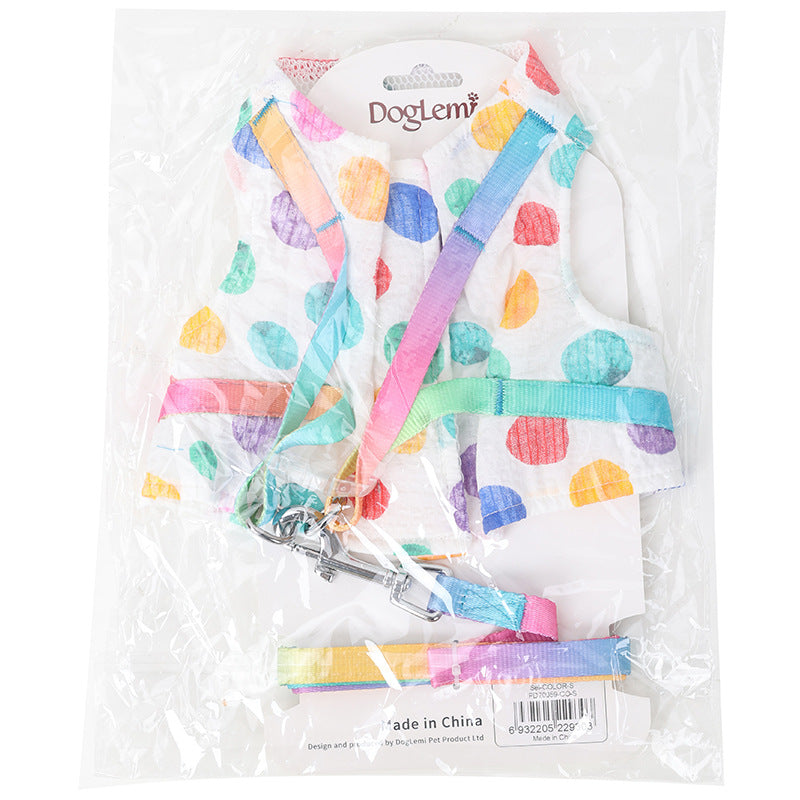 Chest Harness Leash For Small To Medium Sized Pets