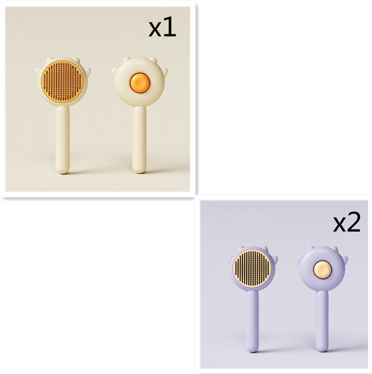 Pet Grooming Comb with Massage and Hair Removal Function