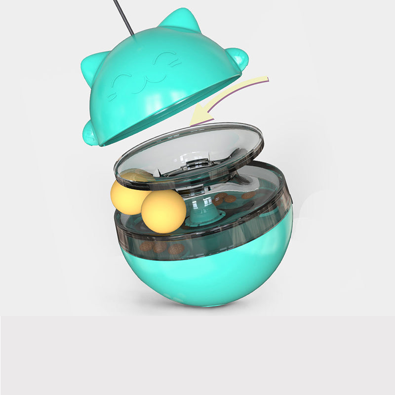 Lucky Track Turntable Ball Pet Toy For Interactive Play