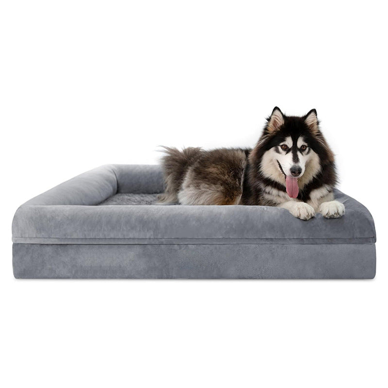 Large Thick Cushion Pet Bed For Comfortable Resting