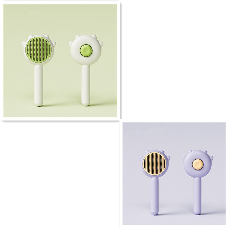 Pet Grooming Comb with Massage and Hair Removal Function