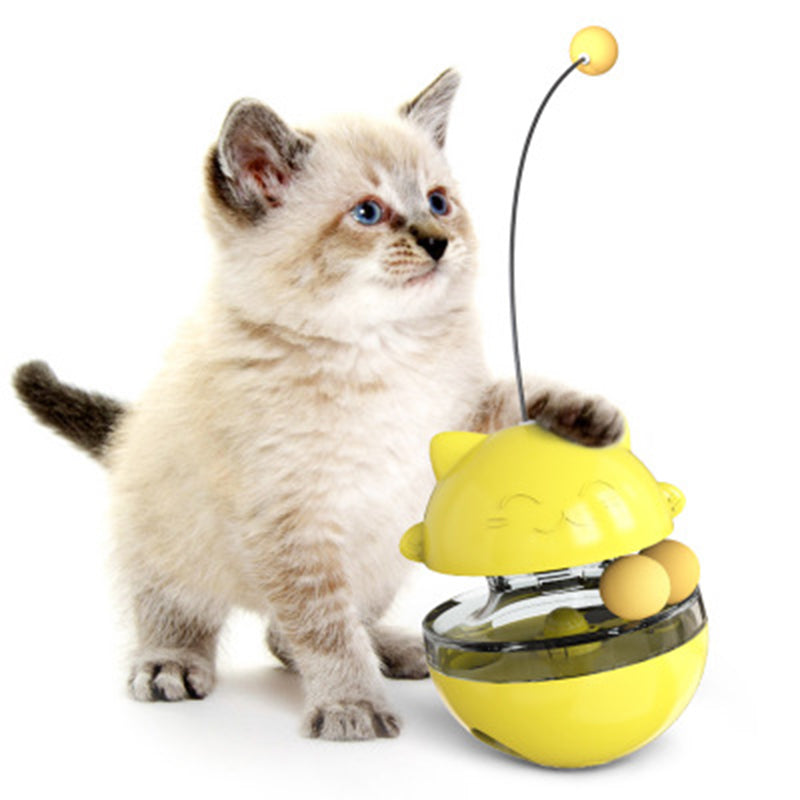 Lucky Track Turntable Ball Pet Toy For Interactive Play