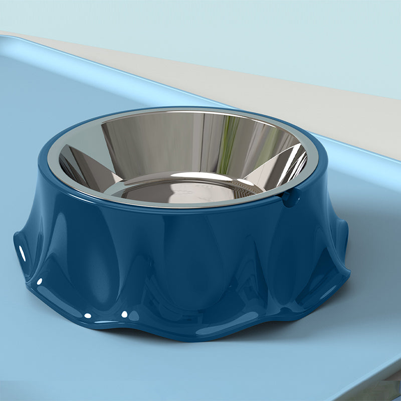 Stainless Steel Pet Feeding Bowl With Non Slip Rubber Base
