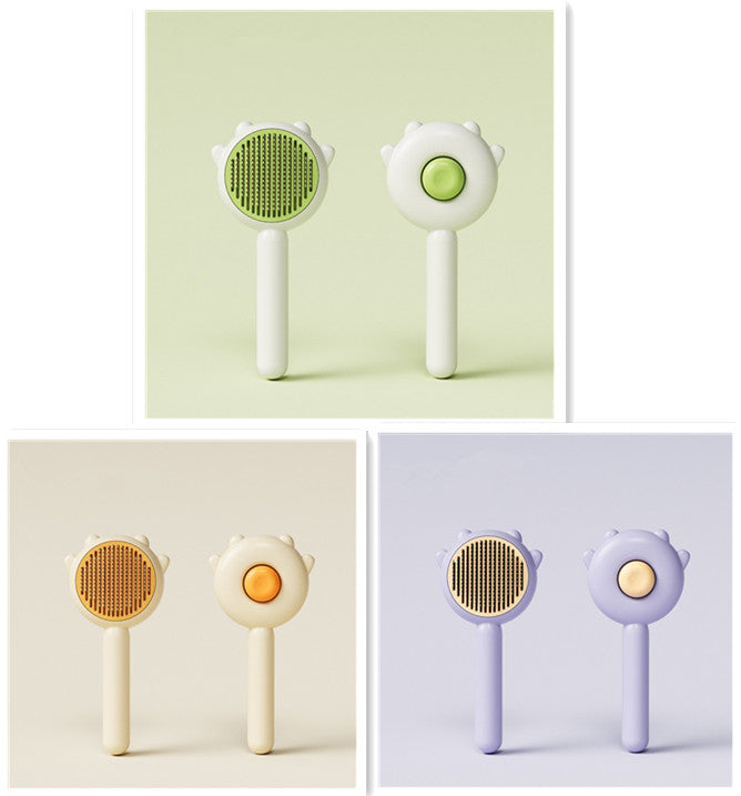 Pet Grooming Comb with Massage and Hair Removal Function