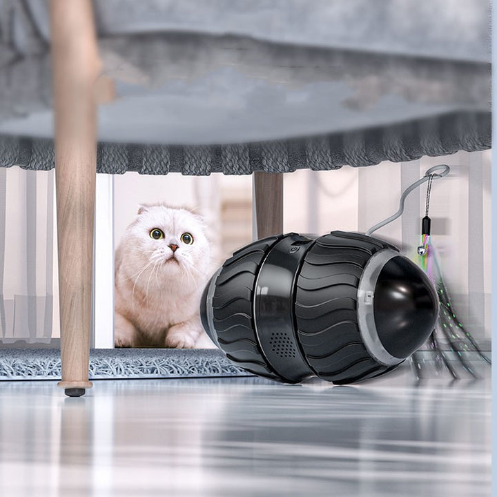 Electric Intelligent Pet Teaser Toy For Interactive Play