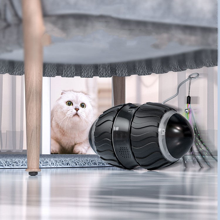 Electric Intelligent Pet Teaser Toy For Interactive Play