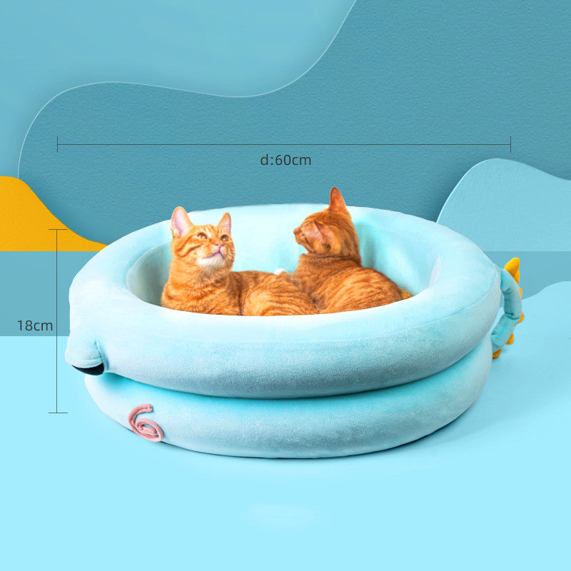 Winter Warm Pet Bed Cozy Kennel For Comfortable Rest