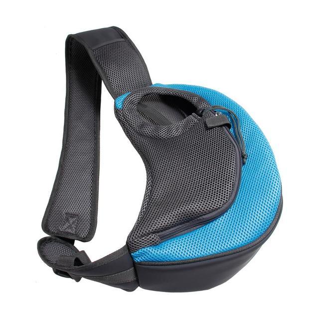 Outdoor Travel Mesh Pet Carrier Shoulder Sling Bag Tote