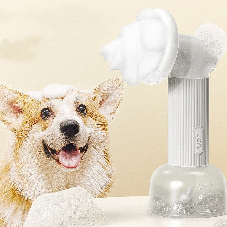 Pet Bubble Bath Machine with Shower Gel for Grooming