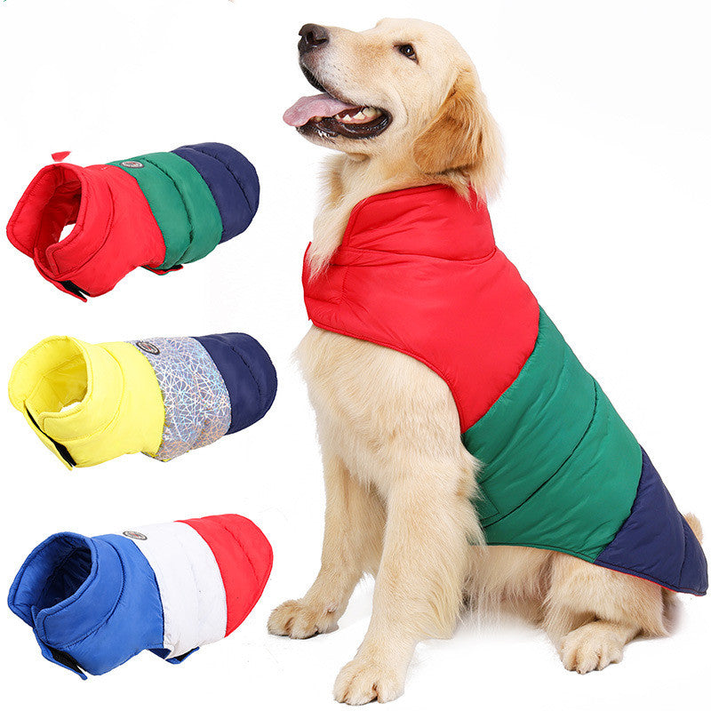 Thickened Water Repellent Pet Down Jacket For Winter Warmth