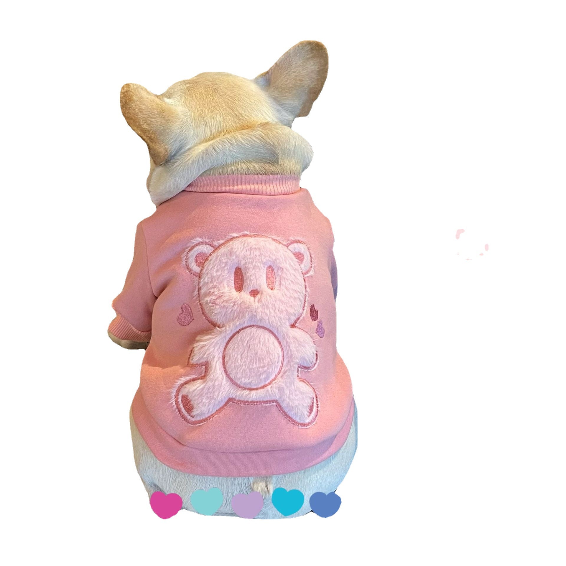 Plush Princess Style Pet Sweater For Warm And Cozy Wear