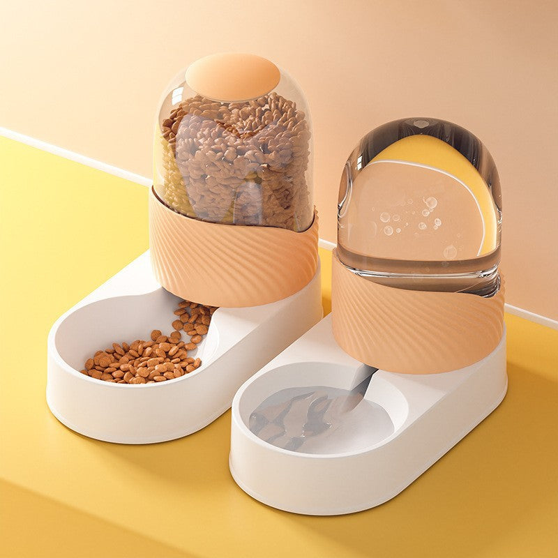 Pet Drinking Fountain Bowl With Slow Feeding Design