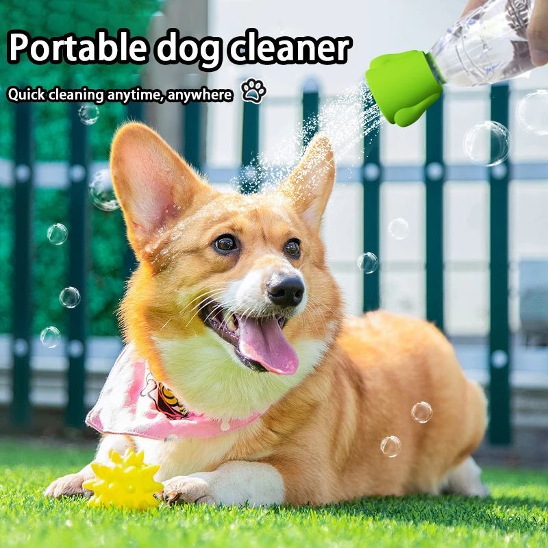 Multifunctional Pet Bath Sprayer with Silicone Shower Head and Nozzle