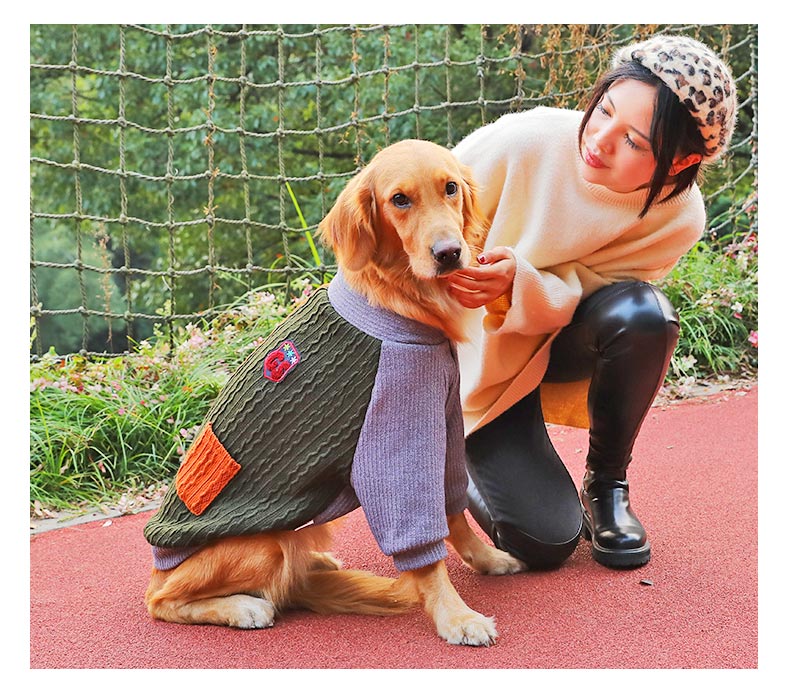 Thickened Winter Pet Sweater For Large Pets Warm Comfort