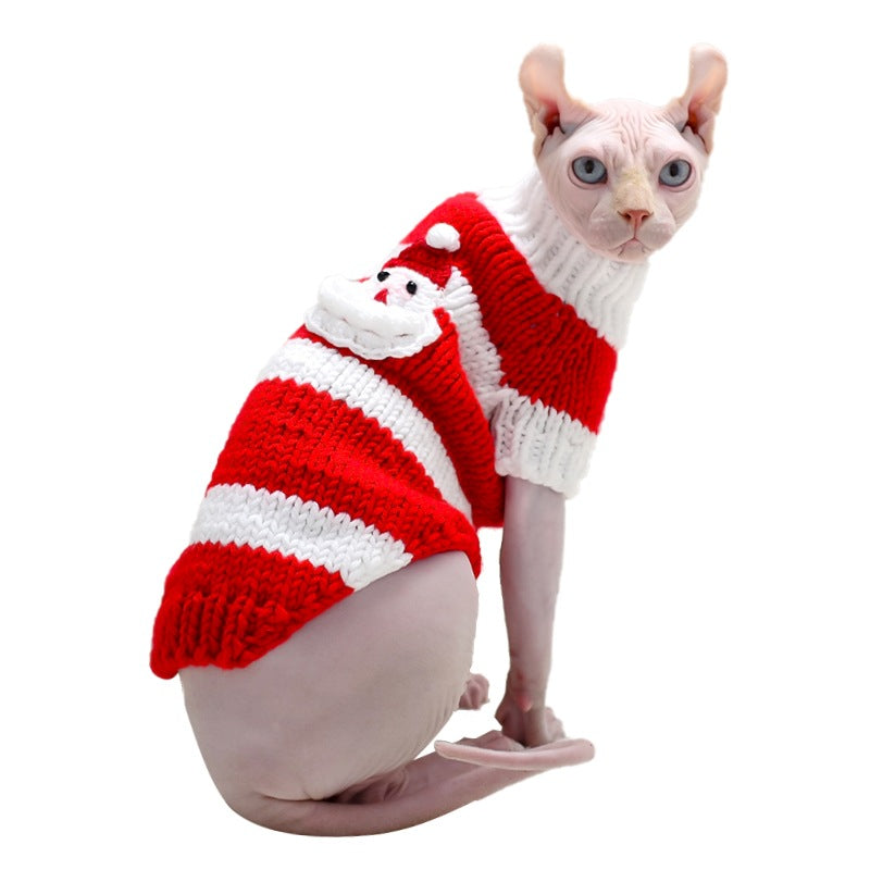 Warm Pet Sweater For Hairless Cats Cozy Winter Wear