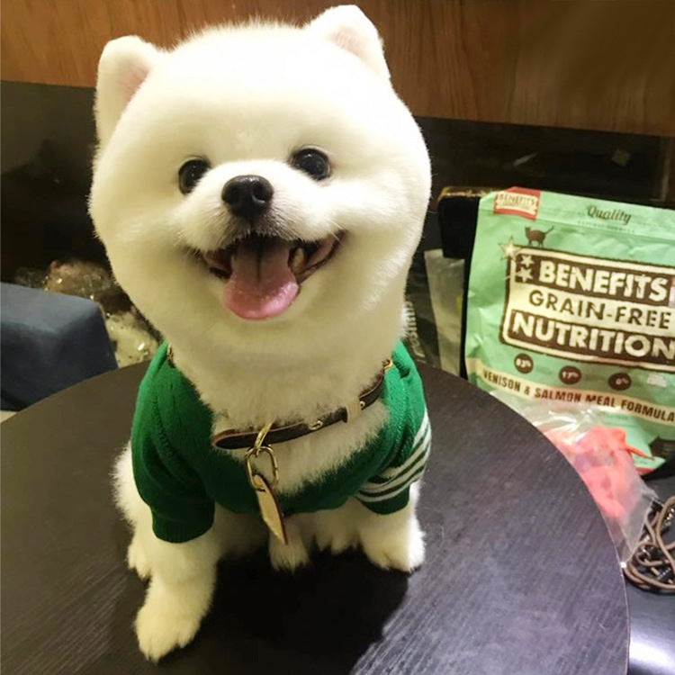 Christmas Themed Pet Sweater For Autumn And Winter Wear