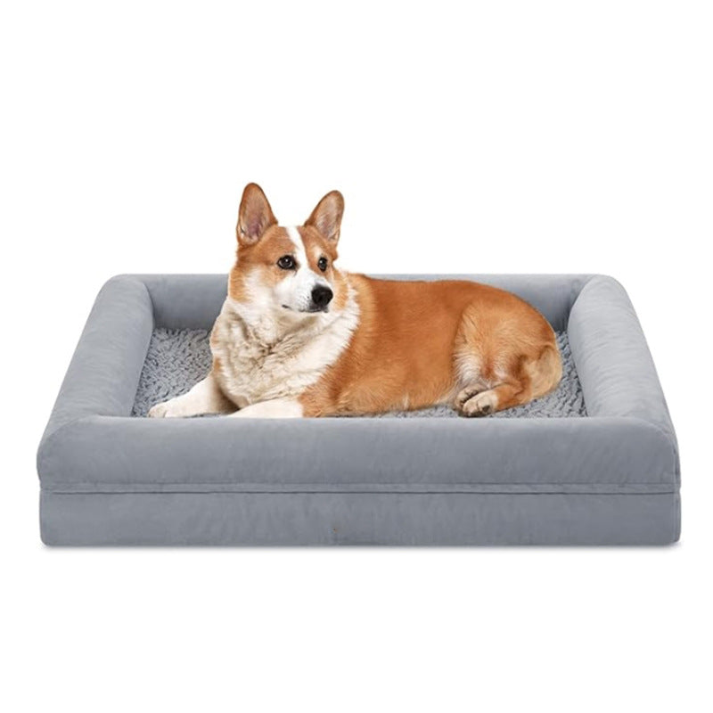 Large Thick Cushion Pet Bed For Comfortable Resting