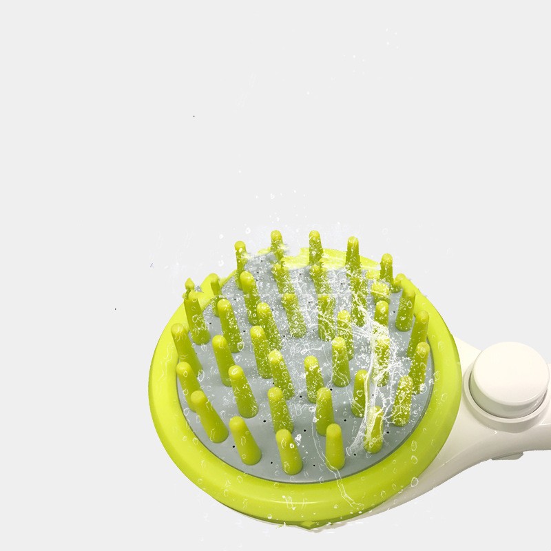 Pet Cleaning Tool with Massage Comb Bath Brush and Shower Head
