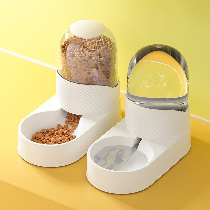 Pet Drinking Fountain Bowl With Slow Feeding Design