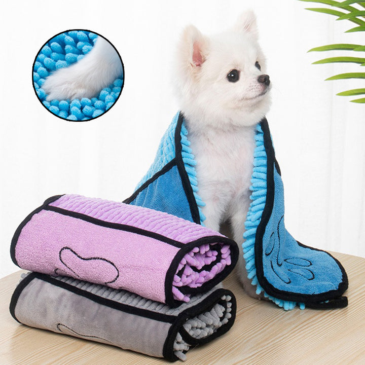Super Absorbent Quick-Drying Pet Microfiber Bath Towel
