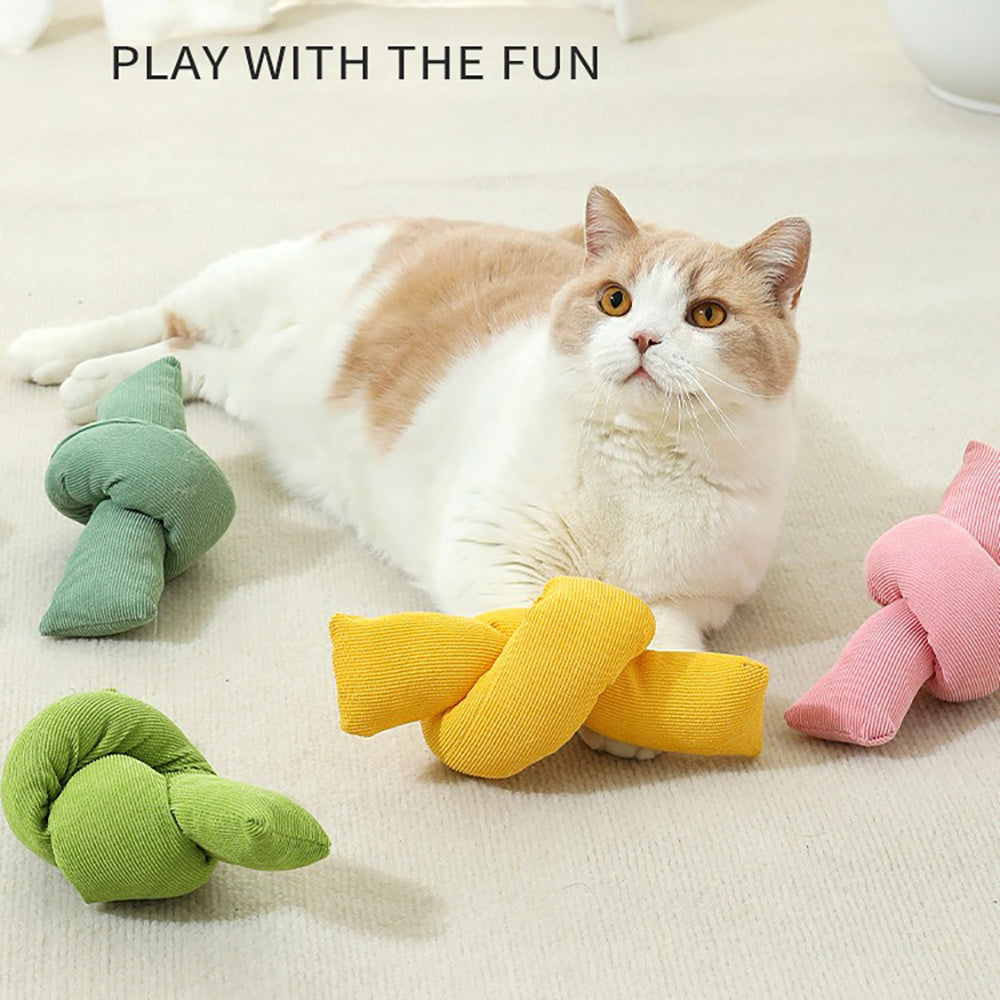 Natural Cotton Knot Rope Pet Toy For Chewing And Tugging