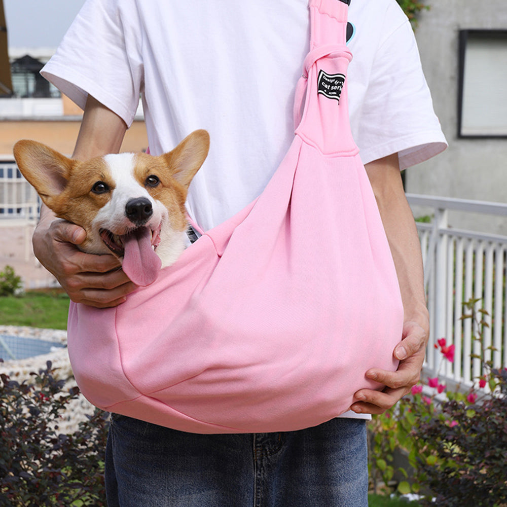 Comfortable Single Shoulder Pet Carrier Bag For Outdoor Travel Use