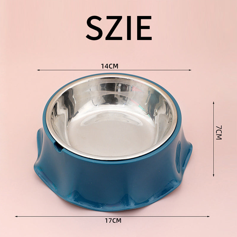 Stainless Steel Pet Feeding Bowl With Non Slip Rubber Base