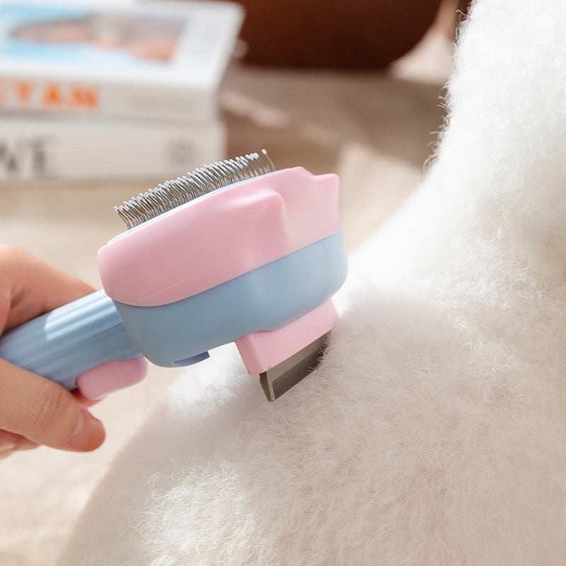 Pet Grooming Deshedding Brush and Dematting Comb for Hair Removal