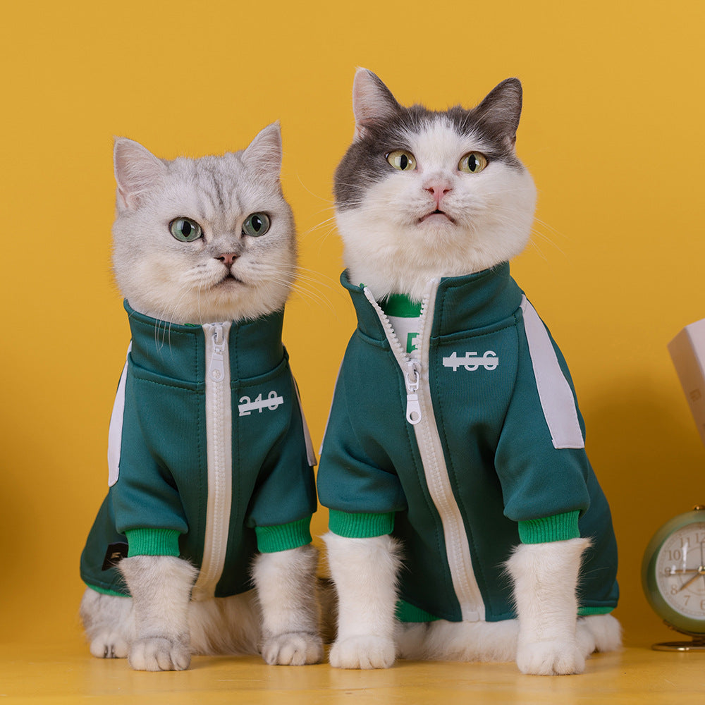Digital Print Pet Coat Sweater For Small And Medium Pets