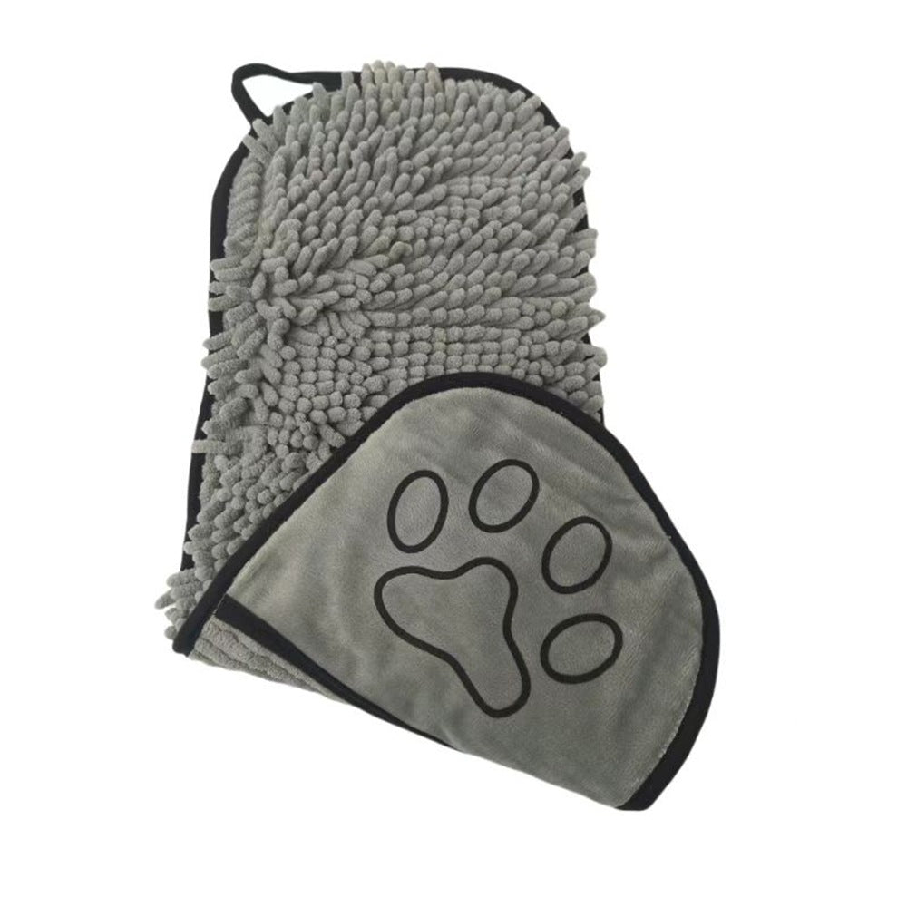 Pet Quick-Absorbent Bath Towel for Grooming and Drying