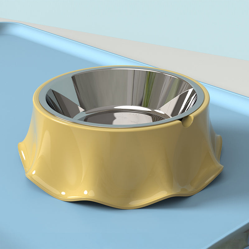Stainless Steel Pet Feeding Bowl With Non Slip Rubber Base